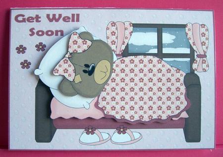Get Well Soon Decoupage Topper 3 by Eunice Roberts