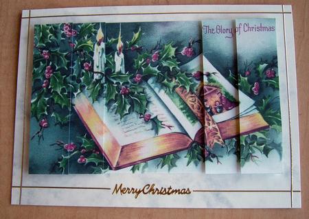 Christmas Glory Book Side Stacker by Eunice Roberts