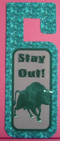 Door Hanger Boy 3 by Eunice Roberts