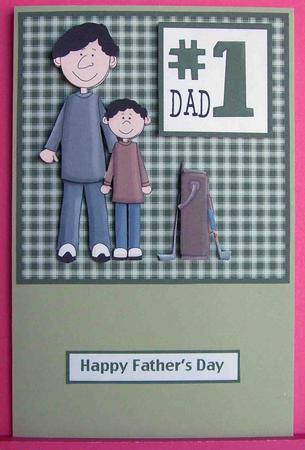 Golfing Dad by Eunice Roberts
