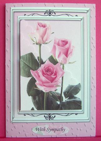 Roses Corner Shell Stacker Multiple Greetings by Eunice Roberts