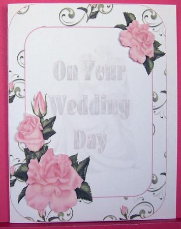 On Your Wedding Day Large Topper by Eunice Roberts