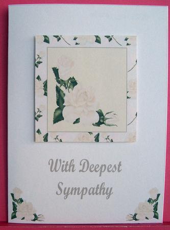 Deepest Sympathy Large Topper by Eunice Roberts