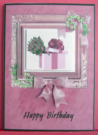 Roses & Present - Birthday by Eunice Roberts
