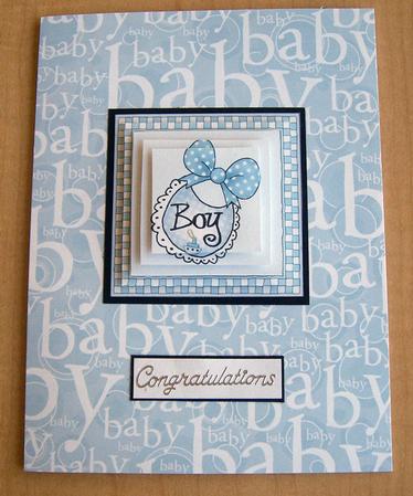 New Baby Boy Pyramage Sheet by Eunice Roberts