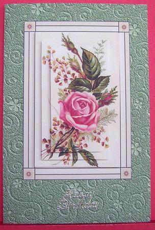 Pink Rose Pyramid by Eunice Roberts