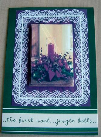 My Table Centre at Christmas by Eunice Roberts