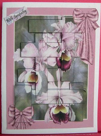Intertwined Pyramid Orchids for a Special Lady by Eunice Roberts