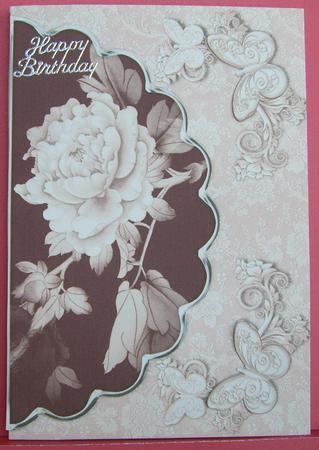 Roses Envelope Card 2 by Eunice Roberts