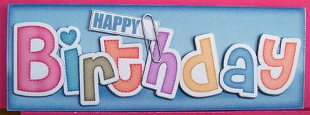 Large Dl Happy Birthday Felties Quick Card N 3D Decoupage by Eunice Roberts