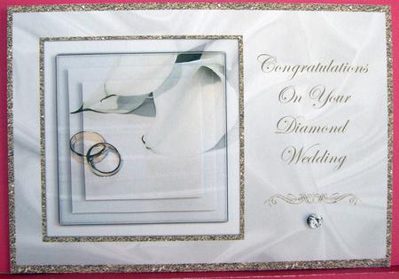 Wedding Rings & Lilies - 60th Anniversary by Eunice Roberts