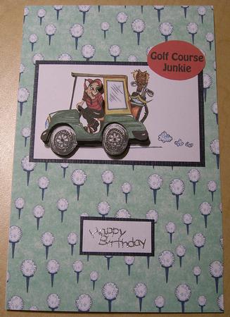 Golf Course Junkie Handicap of One by Eunice Roberts