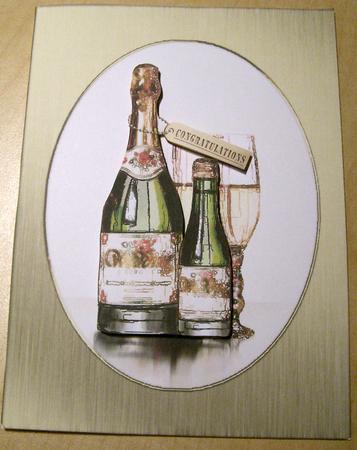 A4 Champagne Celebrations in Gold by Eunice Roberts
