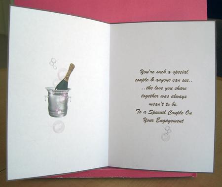 Engagement Cardmaking Insert by Eunice Roberts
