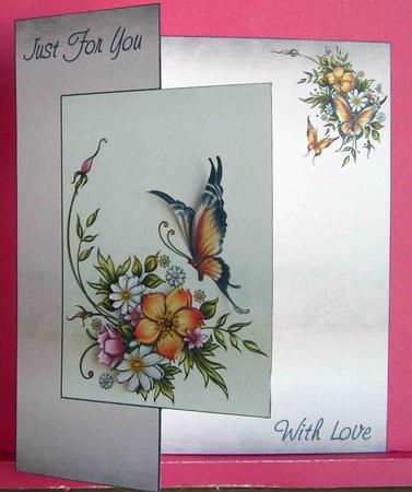 Just for You with Love Fold Back Sheet by Eunice Roberts