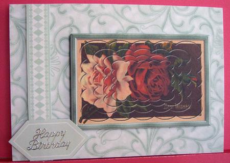 Faux Pyramid Roses by Eunice Roberts
