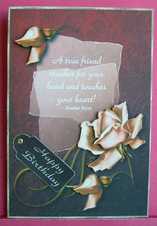True Friends Card Topper by Eunice Roberts
