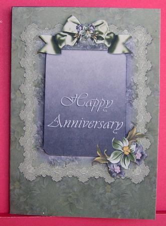 Happy Anniversary 5x7 Quick Card by Eunice Roberts