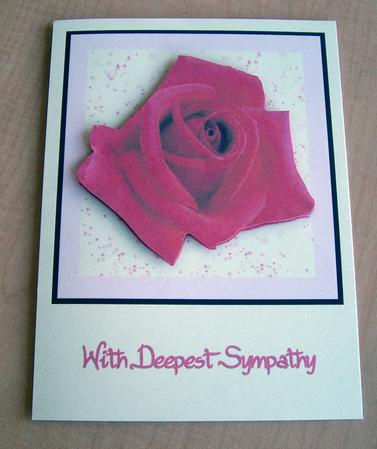 With Deepest Sympathy Quick Card by Eunice Roberts