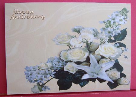 Beautiful Cream Roses Corner Bouquet by Eunice Roberts
