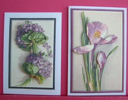 Purple Flowers Duodeco by Eunice Roberts