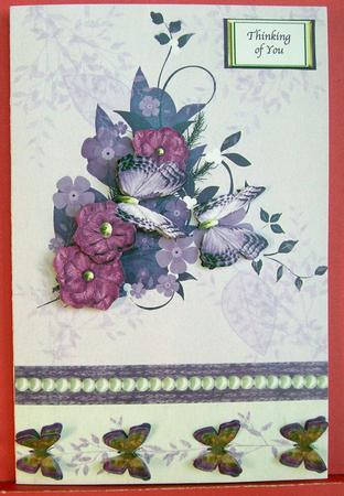Flowers and Butterflies by Eunice Roberts