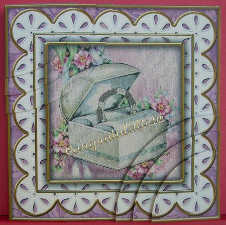 The Ring Box Anglaise 6in Duo Corner Stacker by Eunice Roberts