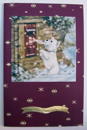 Gold Snowflakes Background 8 by Eunice Roberts