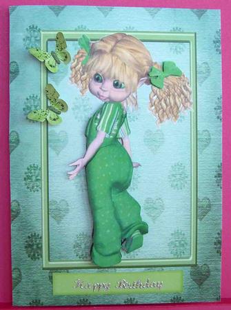 Pretty Green Girl by Eunice Roberts