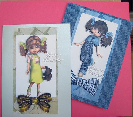 3 Little Cutie Toppers by Eunice Roberts