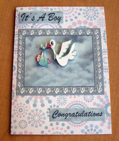 It's a Boy Congratulations by Eunice Roberts