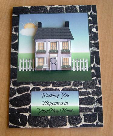 New Home on Stone Wall by Eunice Roberts