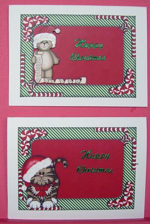 Cute Animal Xmas Toppers by Eunice Roberts