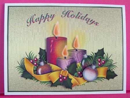 The Happy Holidays Candles by Eunice Roberts