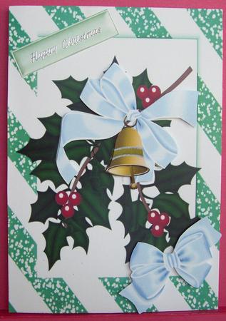 Green Holly and Bells by Eunice Roberts