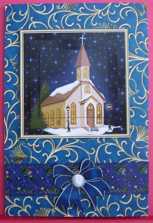 Starry Night at the Church by Eunice Roberts