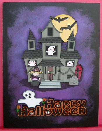 Halloween Card Front by Eunice Roberts
