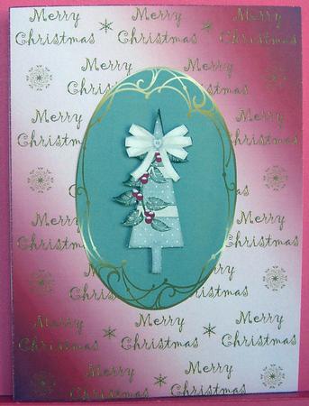 Christmas Text & Snowflakes Background 2 by Eunice Roberts