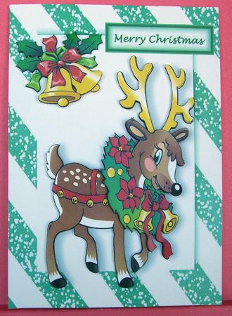 Santa's Reindeer, with Bells by Eunice Roberts