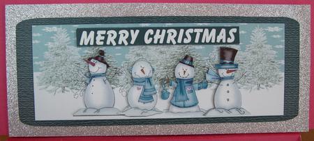 Snowman Dl by Eunice Roberts