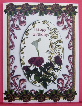 A4 "say It with Grace" (pink Ornaments) by Eunice Roberts
