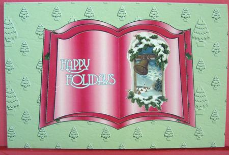 Snow Bell Holidays Open Book by Eunice Roberts
