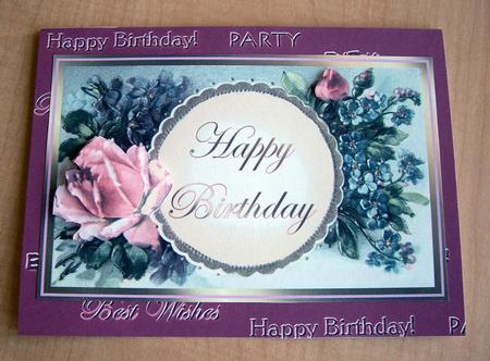 Happy Birthday (wine) by Eunice Roberts