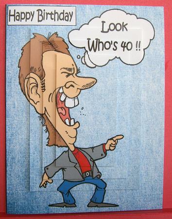 Larry Says Look Who's 40 Pyramid by Eunice Roberts