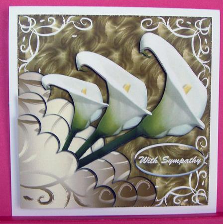 3 Callas Various Occasions Topper by Eunice Roberts