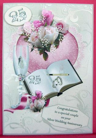 Silver Wedding Wishes by Eunice Roberts