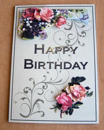 Birthday Roses with Style by Eunice Roberts