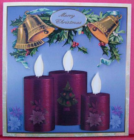 Christmas Candles and Bells by Eunice Roberts