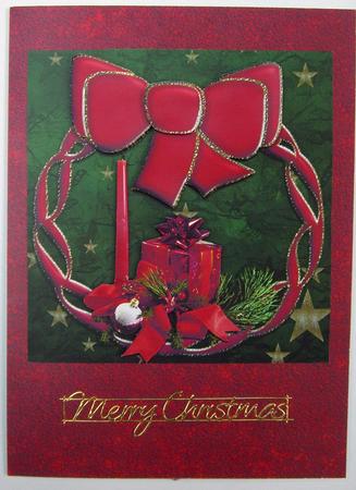 Red Etching Backing Sheet by Eunice Roberts