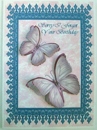Belated Birthday Butterflies 2 by Eunice Roberts